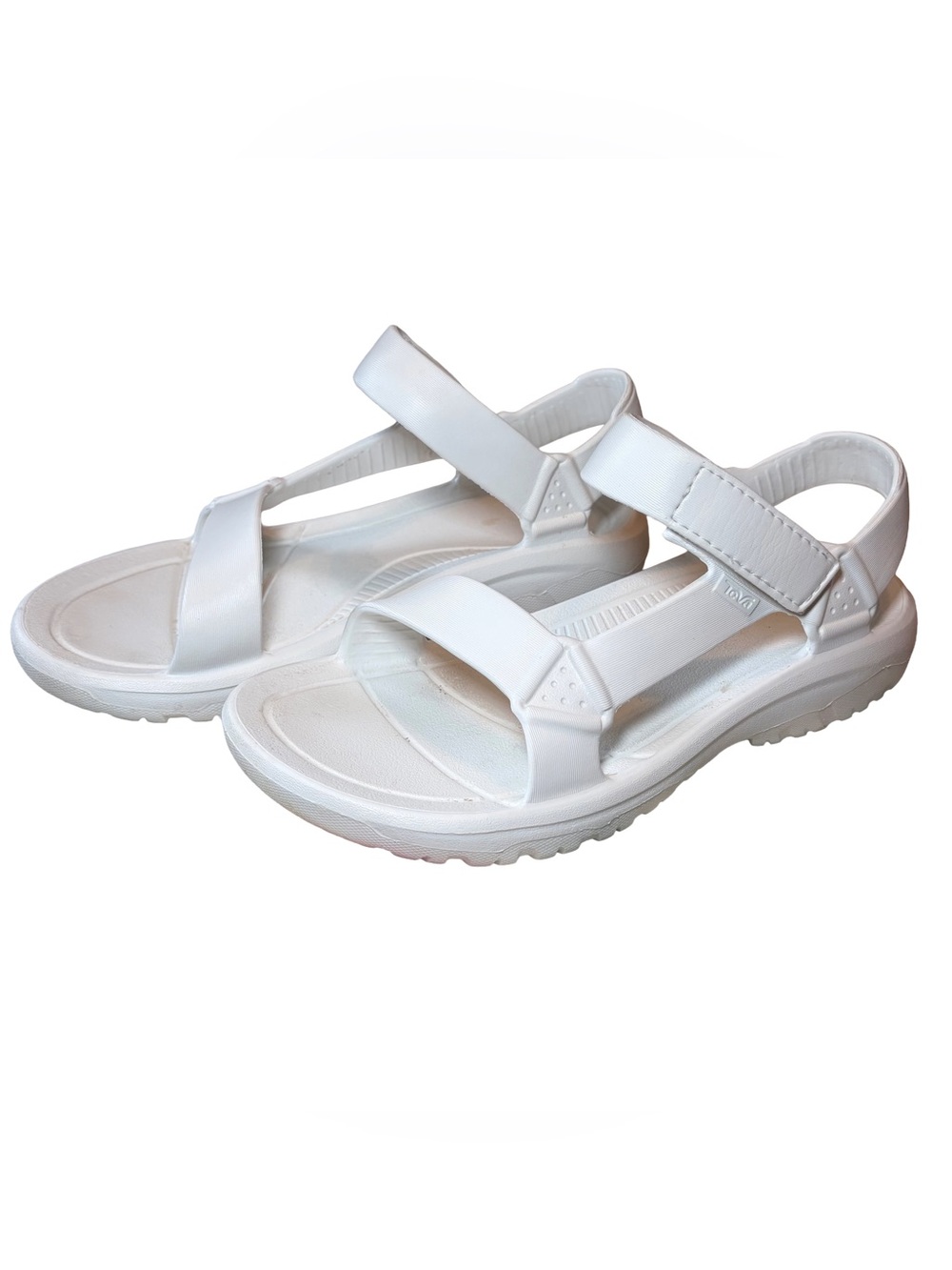Teva White Hurricane Drift Velcro Lightweight Sandals Women’s 10, Men’s 8